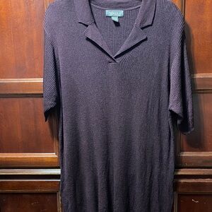 Lane Bryant vintage plus size 26/28 Deep Purple Knit Top